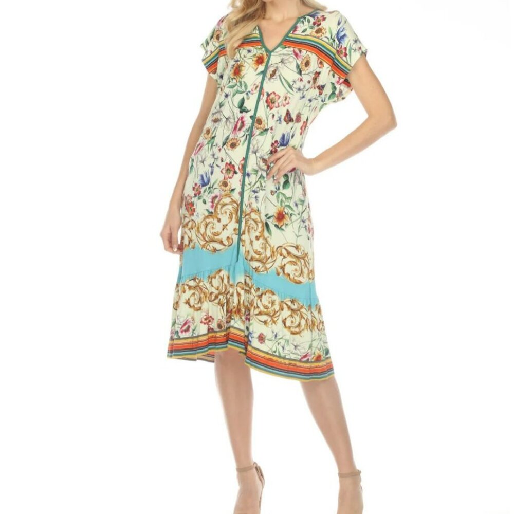 Johnny Was Felix Trapeze Dress
